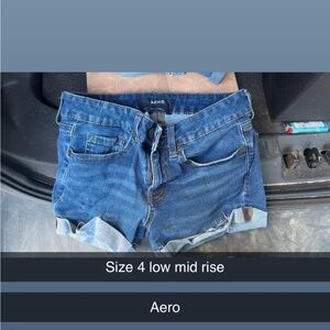 Women's Blue Denim Shorts